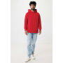 IQONIQ Yengo recycled katoen hoodie met steekzakken, rood (L)