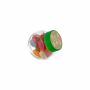 Micro glazen potje 50 ml, gevuld met snoep