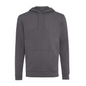Iqoniq Jasper gerecycled katoen hoodie, antraciet (XXS)