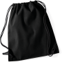 Katoenen gymtas Black / Black One Size