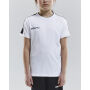 *Progress practise tee jr white/black 122/128