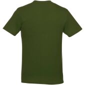Heros heren t-shirt met korte mouwen - Legergroen - XXS