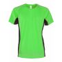 SP Air sportshirt, 140 gr/m² - Fluo groen/Zwart