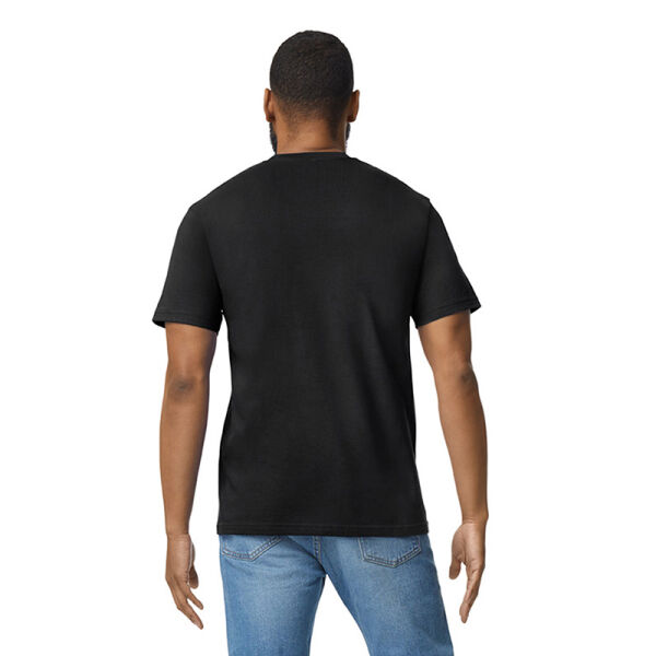 Gildan T-shirt SoftStyle Midweight Enzyme No Label unisex 3G9 Pitch Black-XS Gildan T-shirt SoftStyle Midweight Enzyme No Label unisex 3G9 Pitch Black-XS
