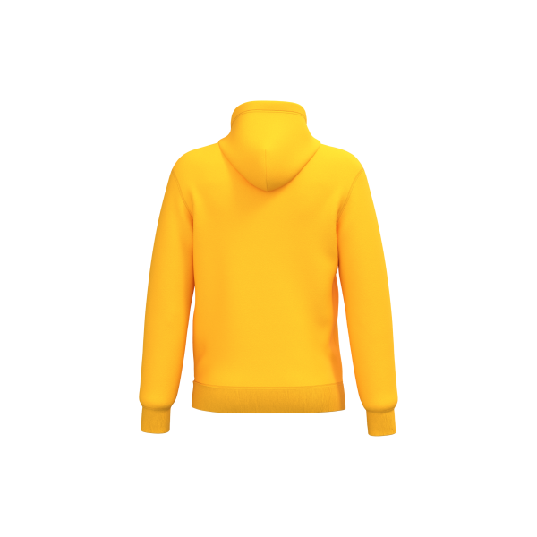 Gerecyclede uniseks sweater met capuchon Yellow XL Gerecyclede uniseks sweater met capuchon Yellow XL
