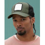 Appliqué Patch 5 Panel Trucker - Black/Stone - One Size Appliqué Patch 5 Panel Trucker - Black/Stone - One Size