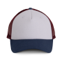 Truckerpet - 5 panelen White / Indigo / Wine One Size