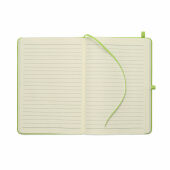 ARCOLOOP - A5 gerecycled PU notitieboek - Limoen