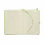 ARCOLOOP - A5 gerecycled PU notitieboek - Limoen