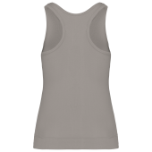 Angelina - Dames Racerback Light Grey L