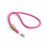 Polyester koord-keycord met bamboe plaatje