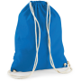 Katoenen gymtas Sapphire Blue One Size