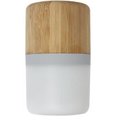 Aurea bamboe Bluetooth®-speaker met licht - Natuur Aurea bamboe Bluetooth®-speaker met licht - Natuur