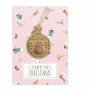 Blossombs - Kaart - Hanger Xmas Ball - Xmas Winter Pattern