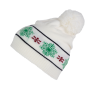 Muts met kerstmotieven Off White One Size