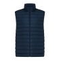 Iqoniq Meru heren gerecycled polyester bodywarmer, donkerblauw (4XL)