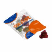Vruchtengummies in veel standaard vormen, Transparant, Fietser Vruchtengummies in veel standaard vormen, Transparant, Fietser