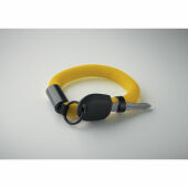 POLLY - Drijvende sleutelhanger polsband - Geel