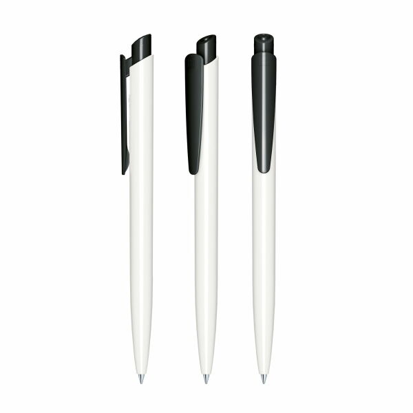 Dart Polished Basic Wit - Zwart Dart Polished Basic Wit - Zwart