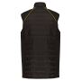 Bodywarmer DayToDay in twee stoffen black/yellow 5XL Bodywarmer DayToDay in twee stoffen black/yellow 5XL