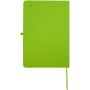 Spectrum A5 recycled hard cover notebook - Lime green