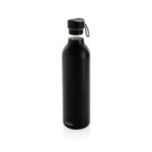 Avira Avior RCS gerecycled roestvrijstalen fles 1L, zwart