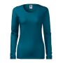 T-shirt women's Slim petrol M