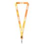 Polyester sublimatie badge‑reel keycord
