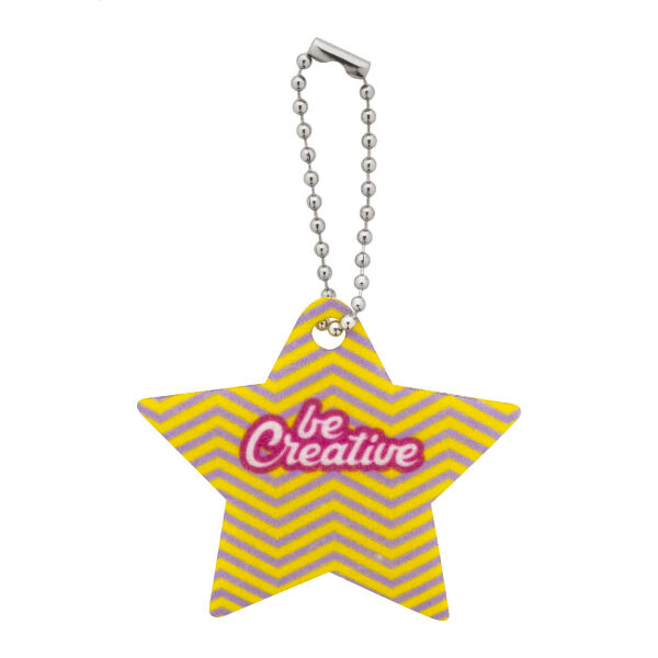 CreaFelt Key Xmas - aangepaste kerstsleutelhanger, ster CreaFelt Key Xmas - aangepaste kerstsleutelhanger, ster