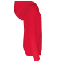 Kindersweatvest met capuchon Red / White 6/8 jaar Kindersweatvest met capuchon Red / White 6/8 jaar