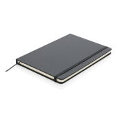 A5 standaard hardcover PU notitieboek, zwart