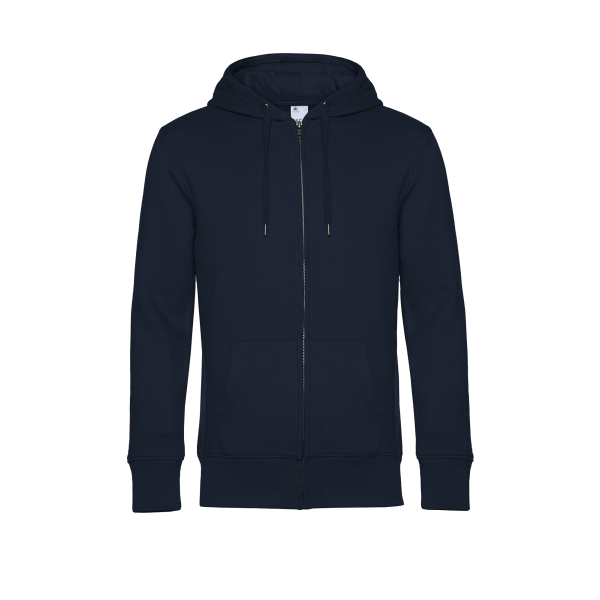 KING Sweatshirt met capuchon en rits Navy S KING Sweatshirt met capuchon en rits Navy S