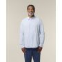 Stanley Styler Shirt - Het heren popeline overhemd - Summer Blue (4XL)
