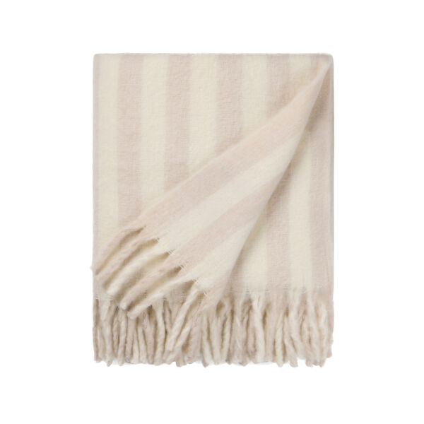 VINGA Lioro GRS wolmix deken, beige VINGA Lioro GRS wolmix deken, beige