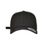 6-Panel Curved Metal Snap Cap black one size