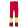 VL POSEIDON LARGE. Tweekleurige keperstof broek met meerdere zakken (210g/m²), van katoen (20%) en polyester (80%)