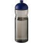 H2O Active® Eco Base 650 ml sportfles met koepeldeksel - Charcoal/Koningsblauw