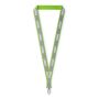Polyester keycord met reflecterende overlay Polyester keycord met reflecterende overlay