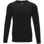 Merrit herenpullover met crewneck - Zwart - XL