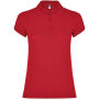 Star damespolo met korte mouwen - Rood - 3XL