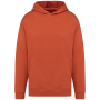 Ecologische uniseks oversized sweater met capuchon Burnt Brick XXS Ecologische uniseks oversized sweater met capuchon Burnt Brick XXS
