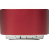 Ankaa 3W gerecycleerde aluminium draadloze Bluetooth®-speaker - Rood