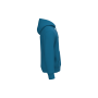 Ecologische uniseks sweater met capuchon Blue Sapphire XXL