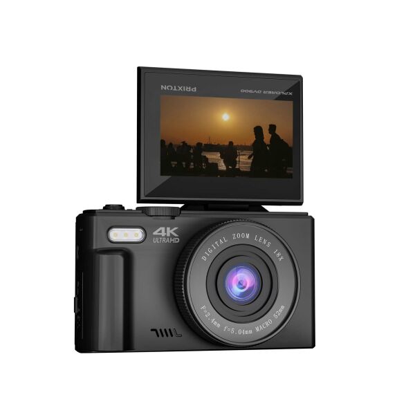 Prixton DV900 XPLORER 4K digitale camera - Zwart Prixton DV900 XPLORER 4K digitale camera - Zwart