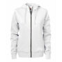 Printer Overhead Lady full zip hoody White 3XL