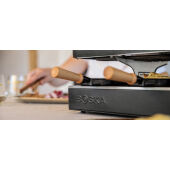 BOSKA Raclette Gourmet Party, 8 Personen (EU Type F), zwart