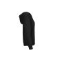 LADIES HOODIE WITH ZIP, BLACK, XXL, NEUTRAL LADIES HOODIE WITH ZIP, BLACK, XXL, NEUTRAL