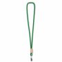 Polyester koord-keycord met bamboe plaatje