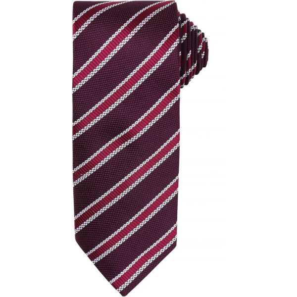 WAFFLE STRIPE TIE