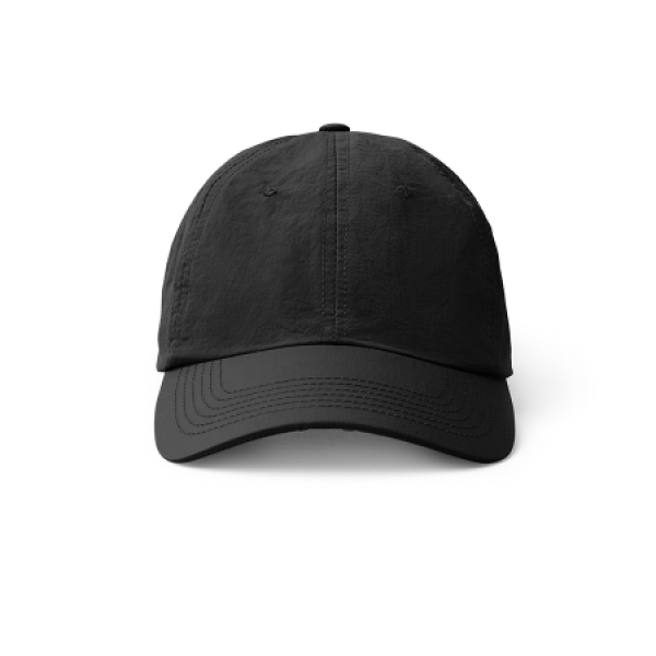 CLEVELAND - nylon 6-panel cap - zwart CLEVELAND - nylon 6-panel cap - zwart